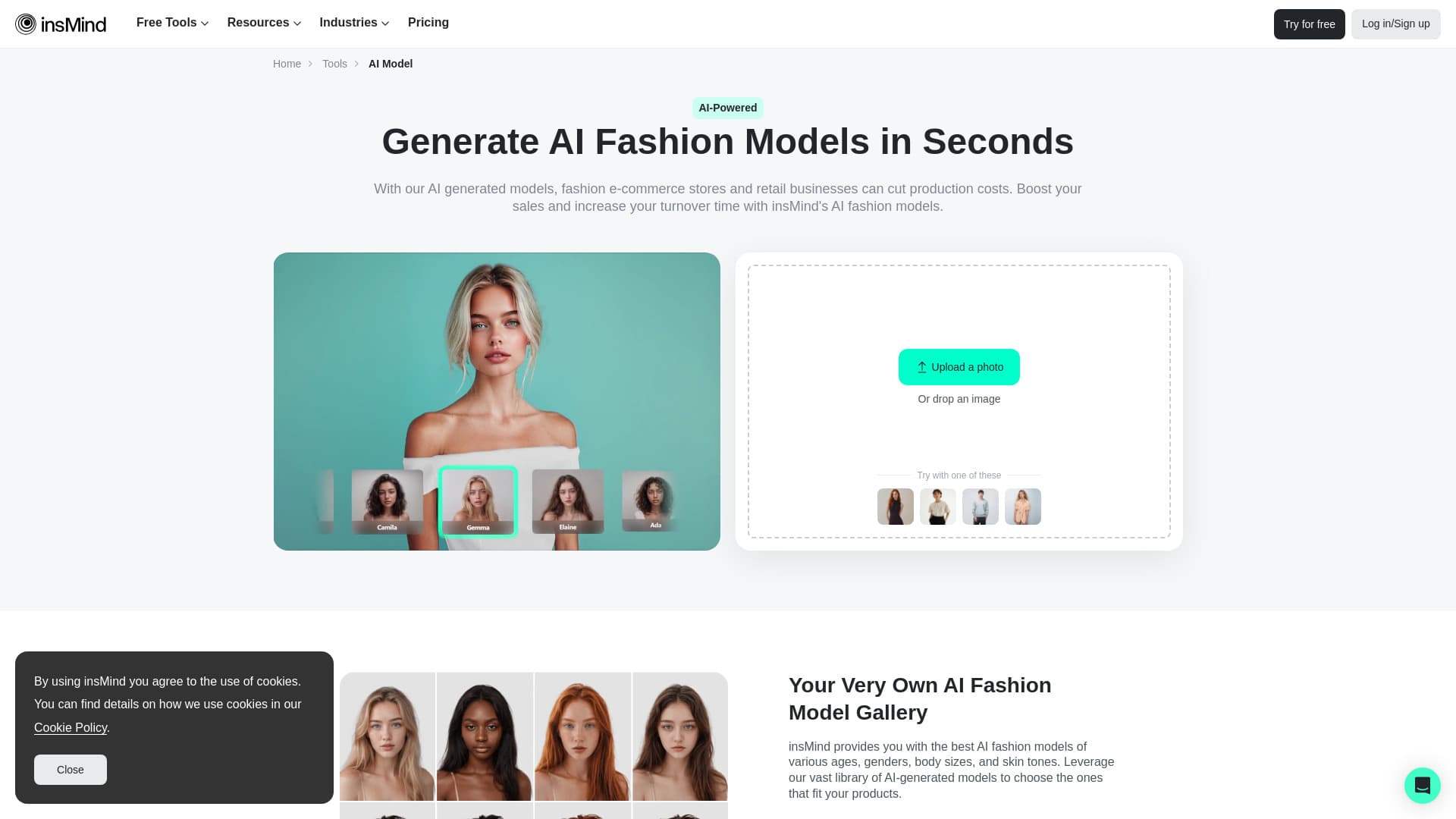AI Fashion Models (Face Swap) by insMind thumbnail