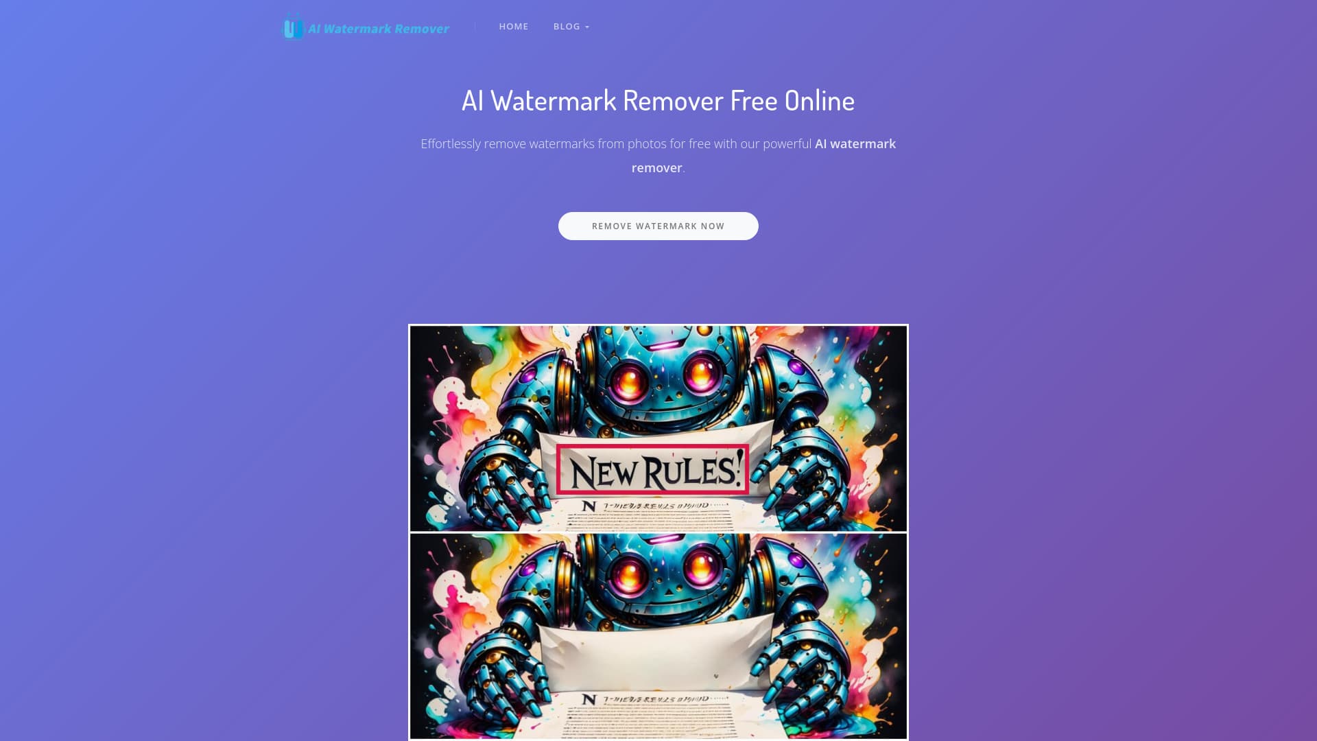 Free AI Watermark Remover Online thumbnail