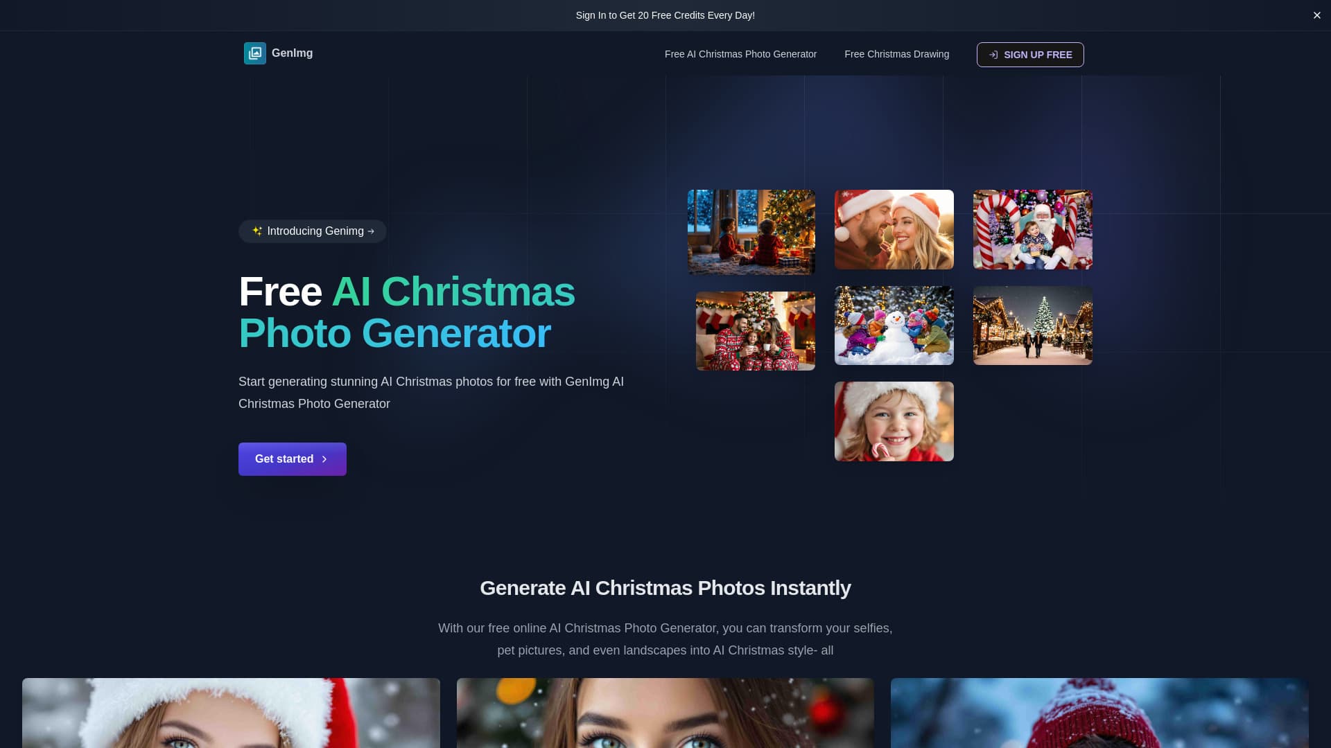 AI Christmas Photo Generator thumbnail