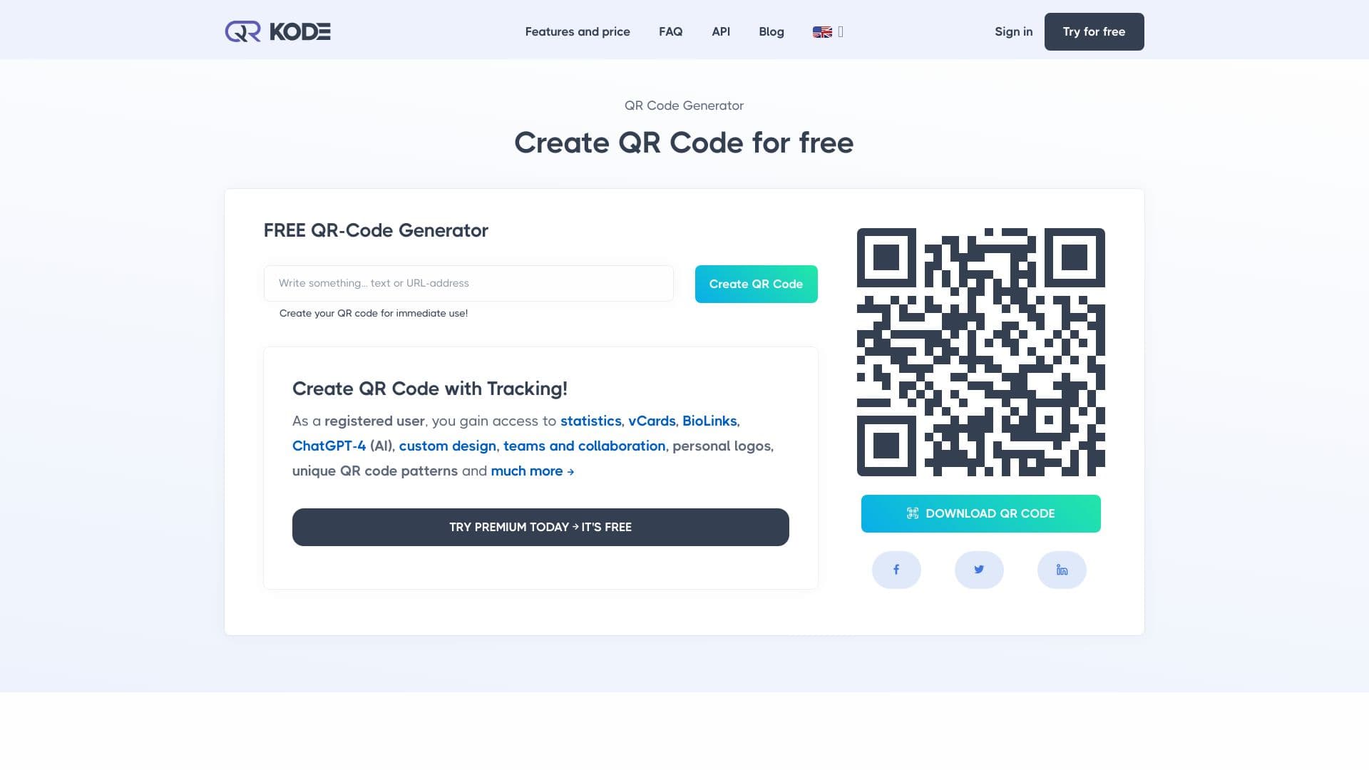 QR Code Generator - Premium thumbnail