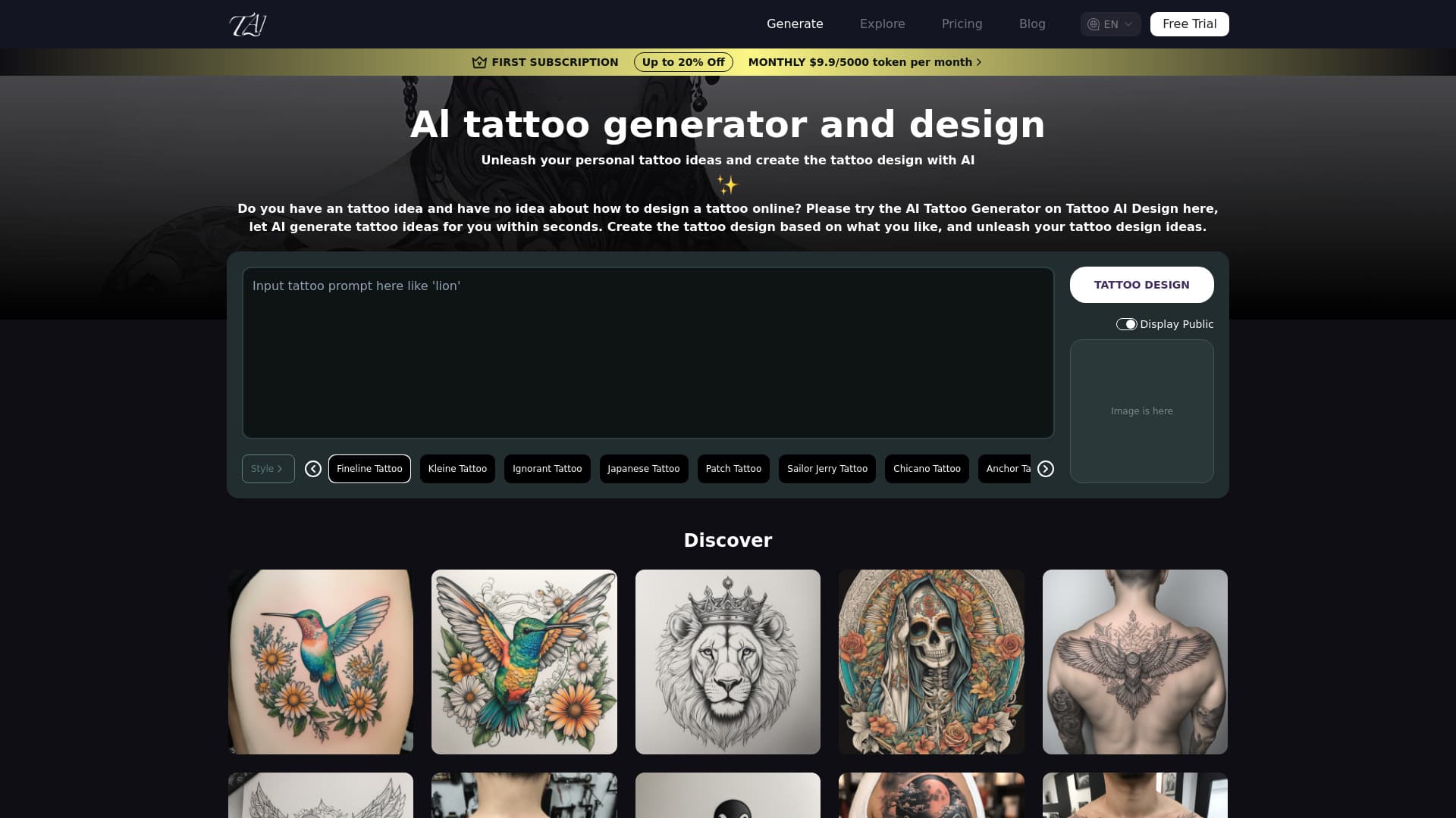 Tattoo AI Design thumbnail
