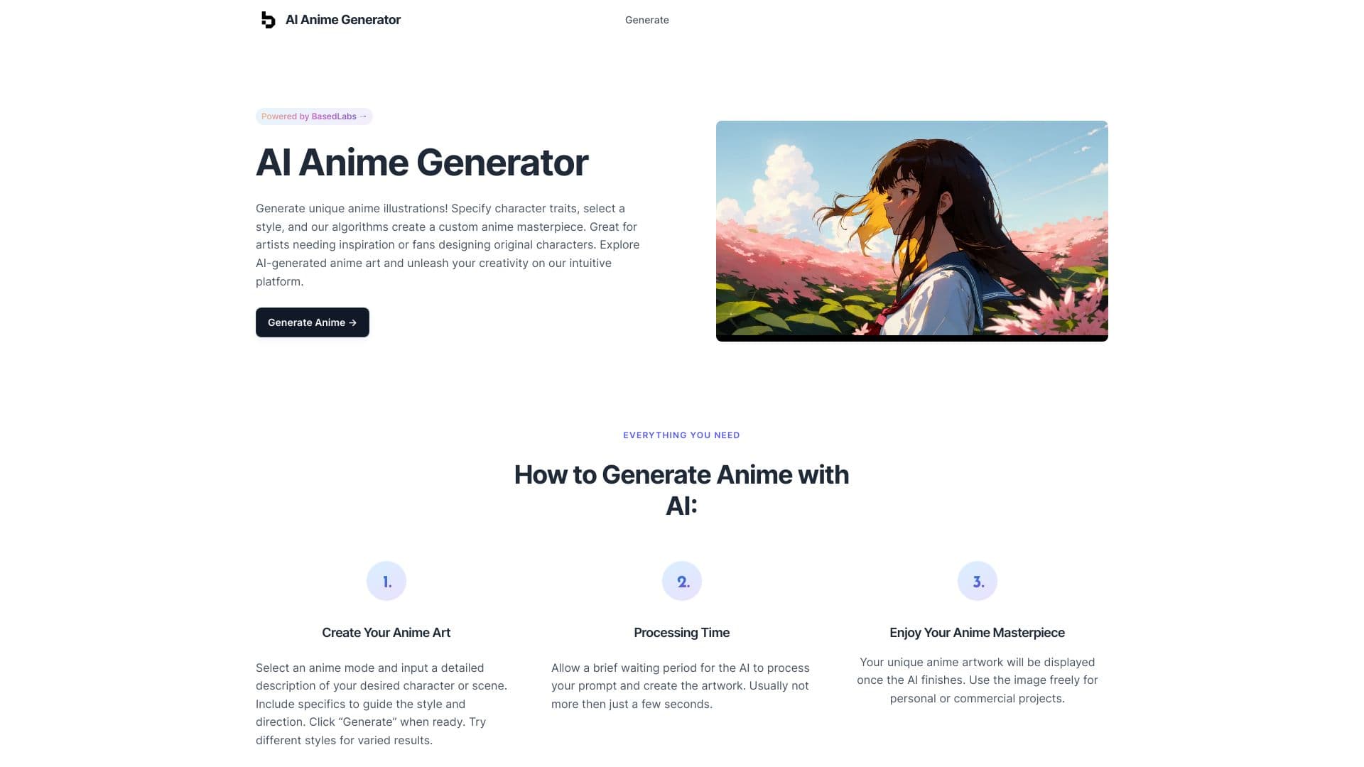 AI Anime Generator thumbnail