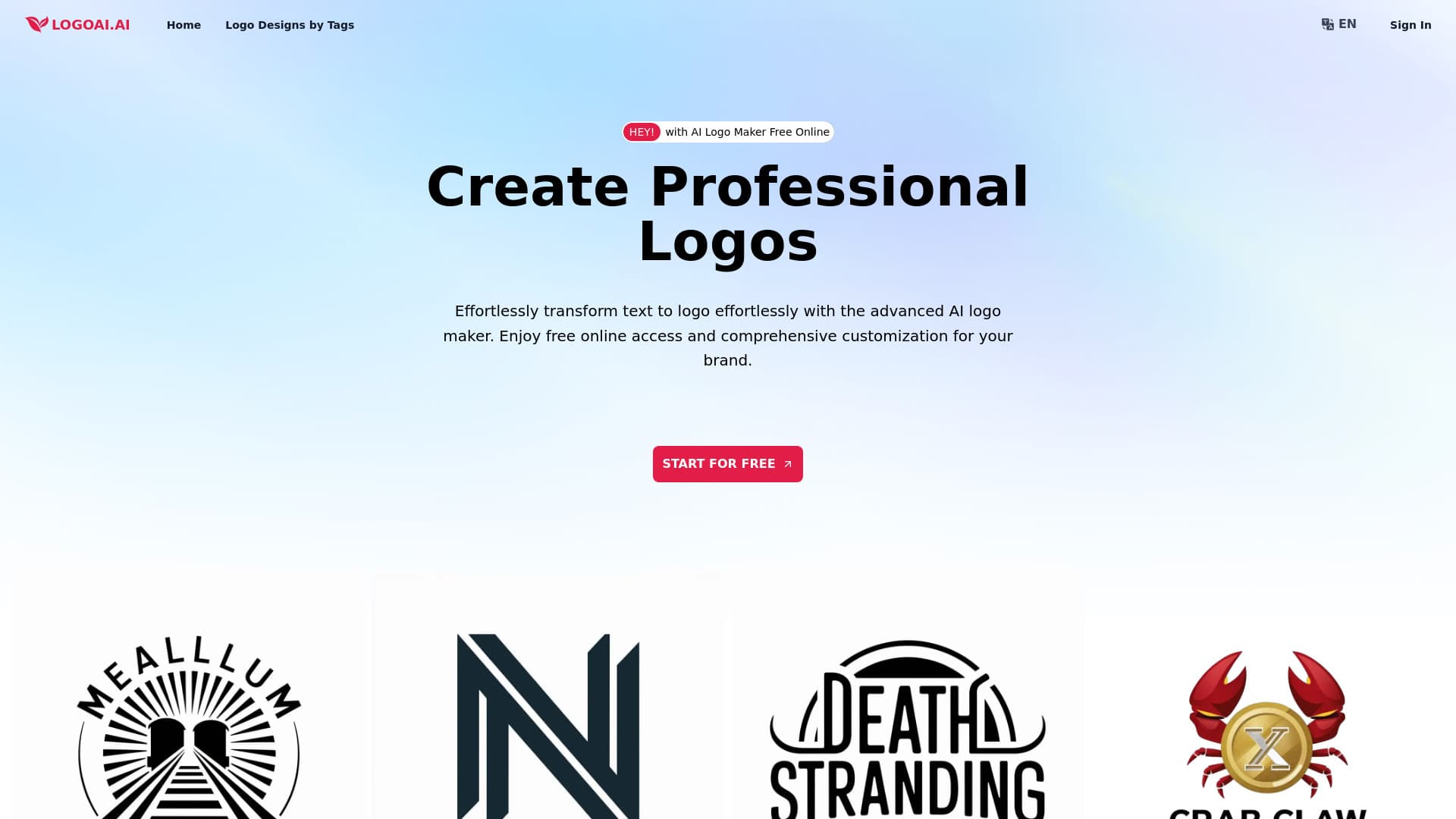 LogoAI.ai: AI Logo Maker Free Online screenshot