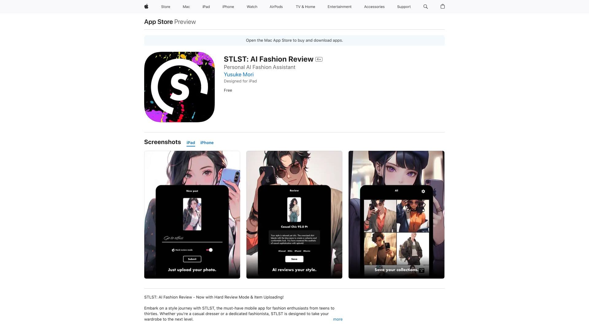 STLST: AI Fashion Review thumbnail