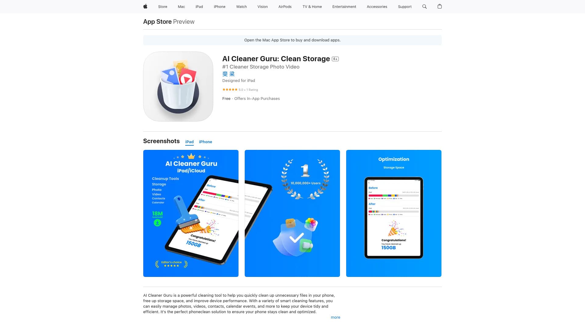 AI Cleaner Guru: Clean Storage thumbnail