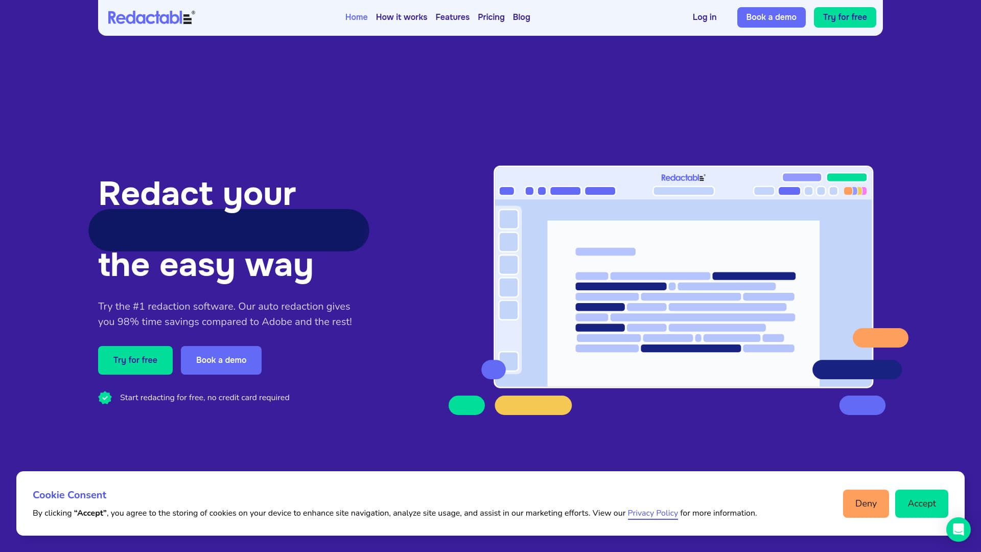 Redactable thumbnail