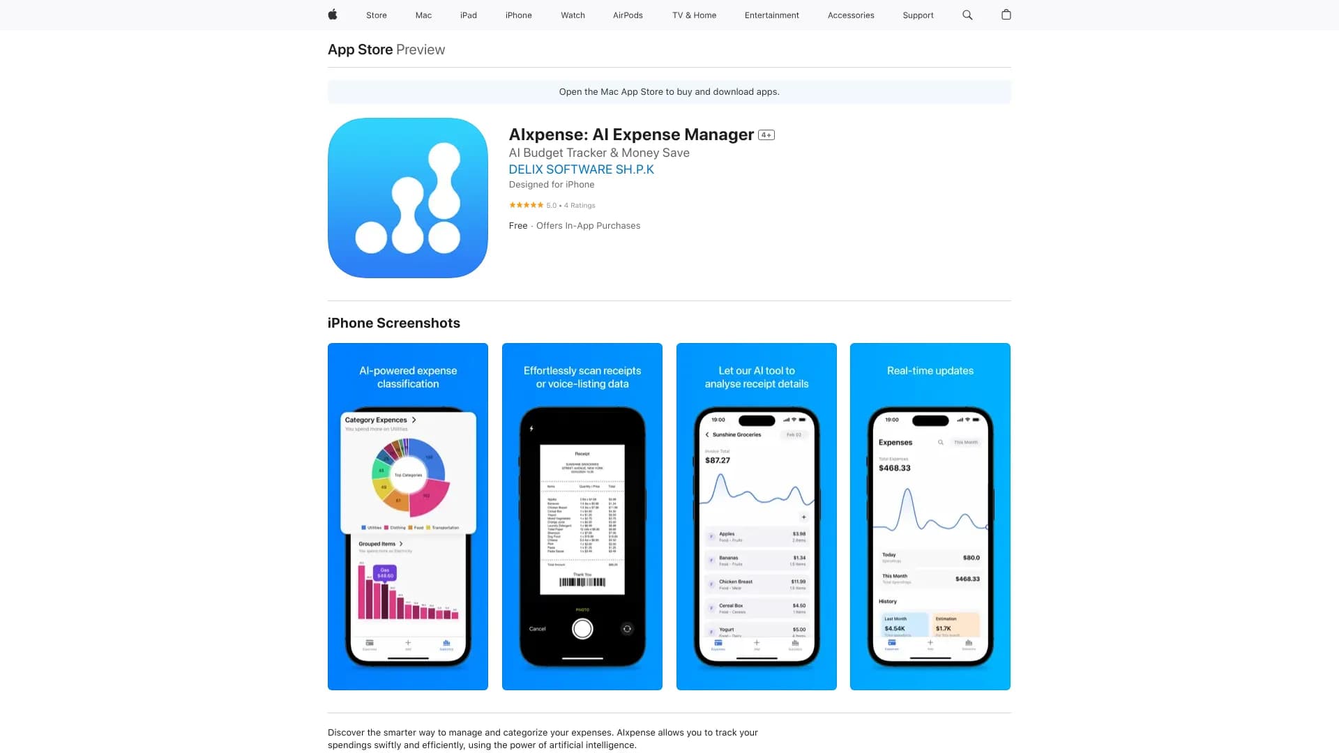 AIxpense: AI Expense Manager thumbnail