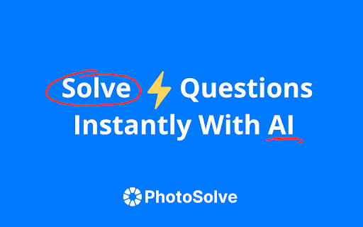 PhotoSolve - Scan & Solve Any Question thumbnail