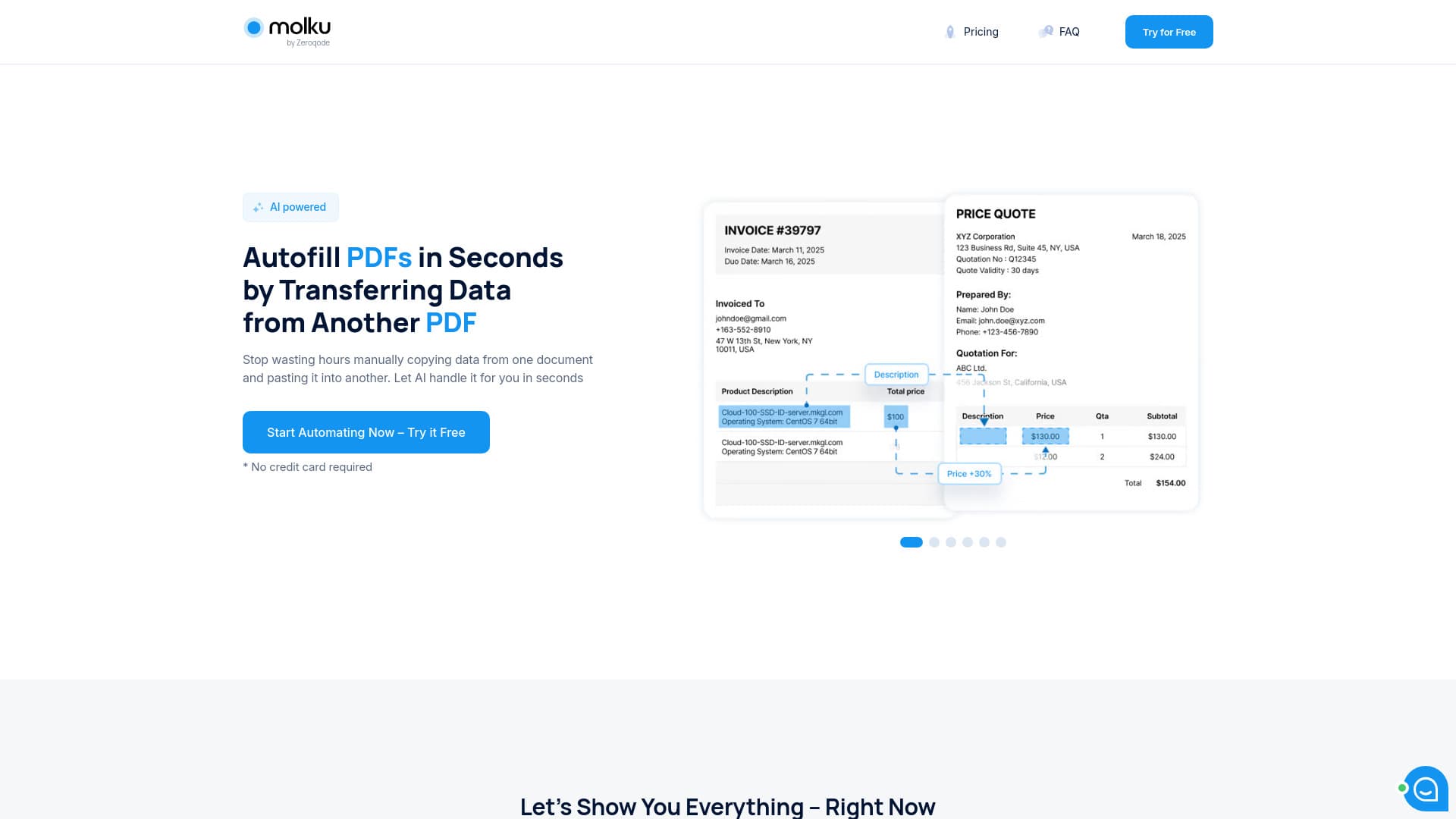 Molku Ai - Autofill PDFs in Seconds by Transferring Data from Another Docs thumbnail