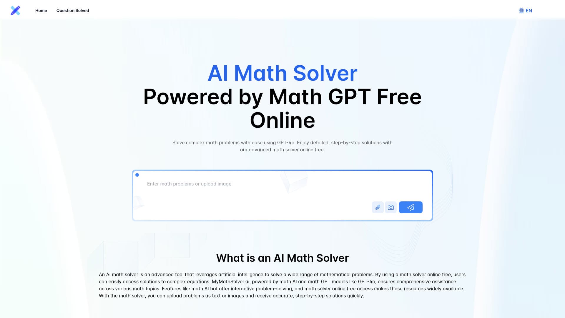 AI Math Solver Powered by Math GPT Free Online thumbnail