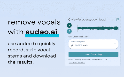 Audeo AI: Audio Stem Splitter & Audio Enhancer thumbnail