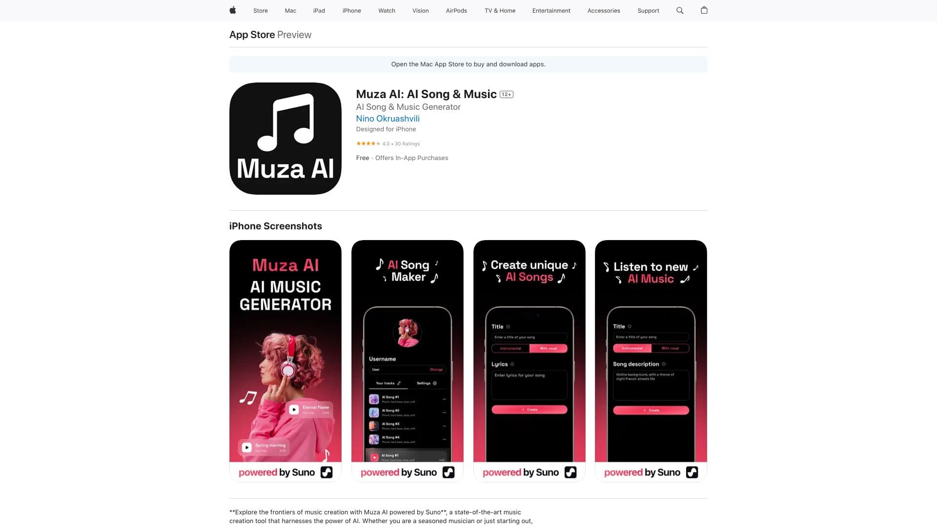 Muza AI: AI Song & Music thumbnail
