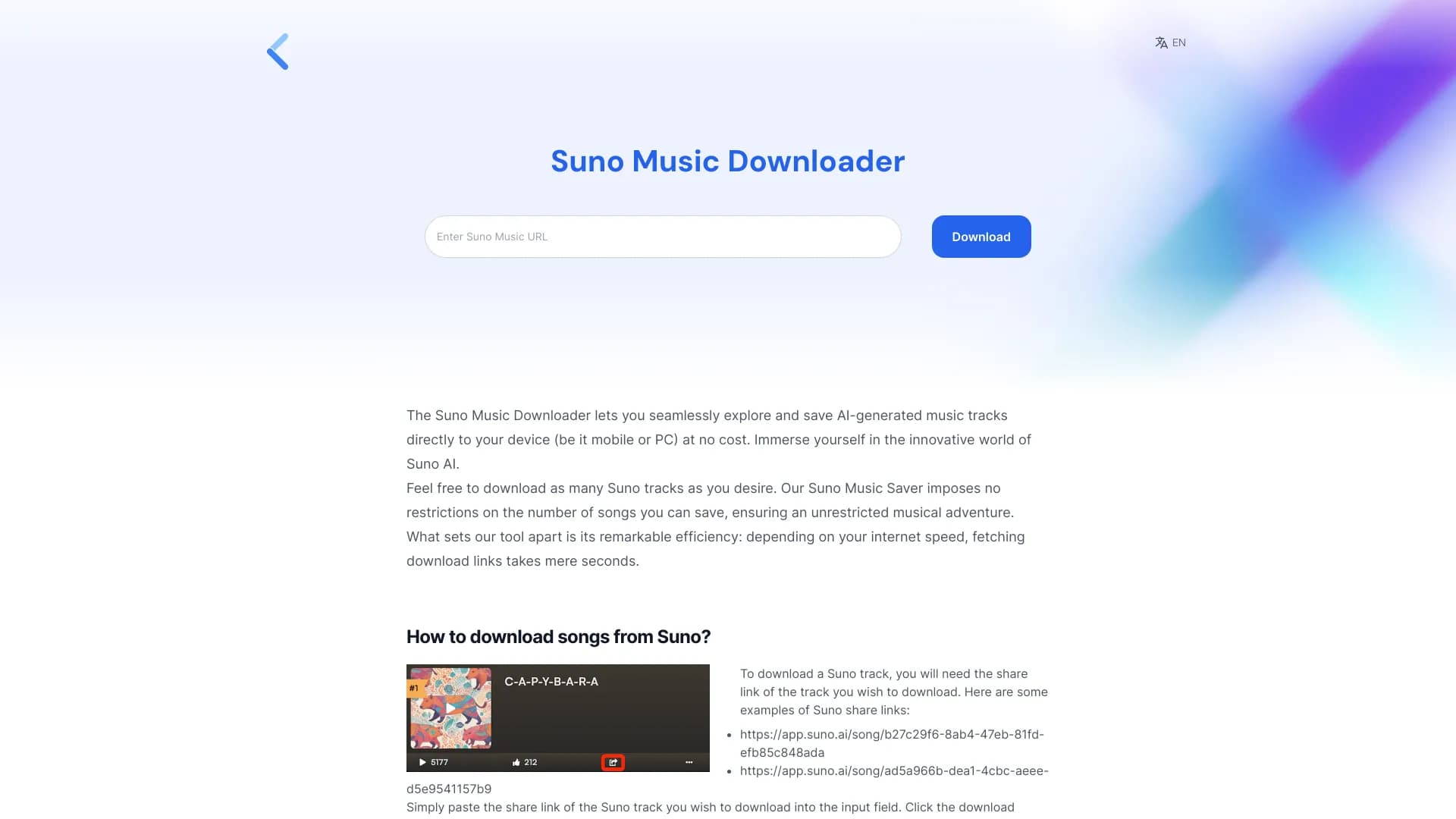 Suno Music Downloader thumbnail