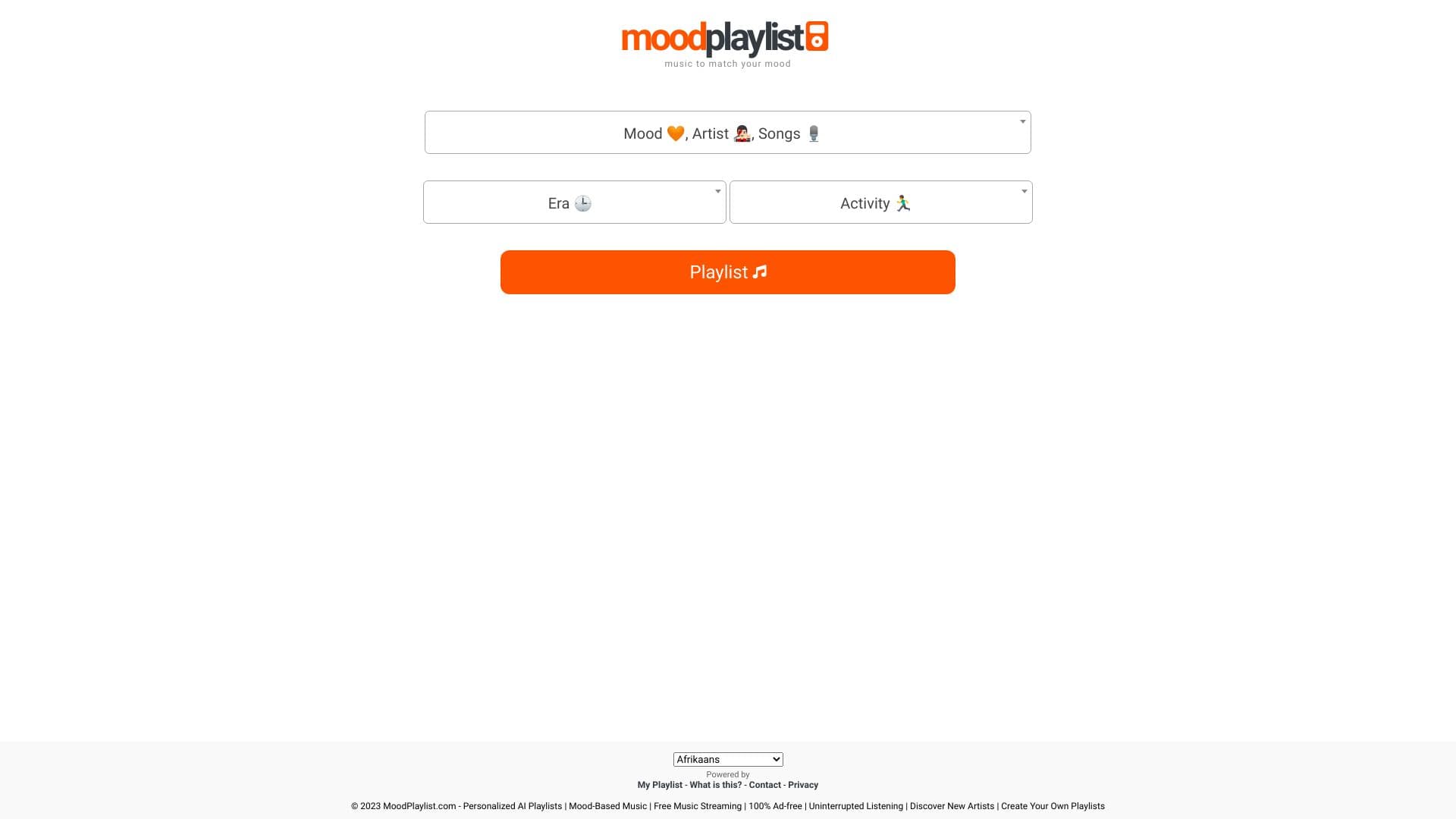 Moodplaylist - AI Powered Playlists thumbnail