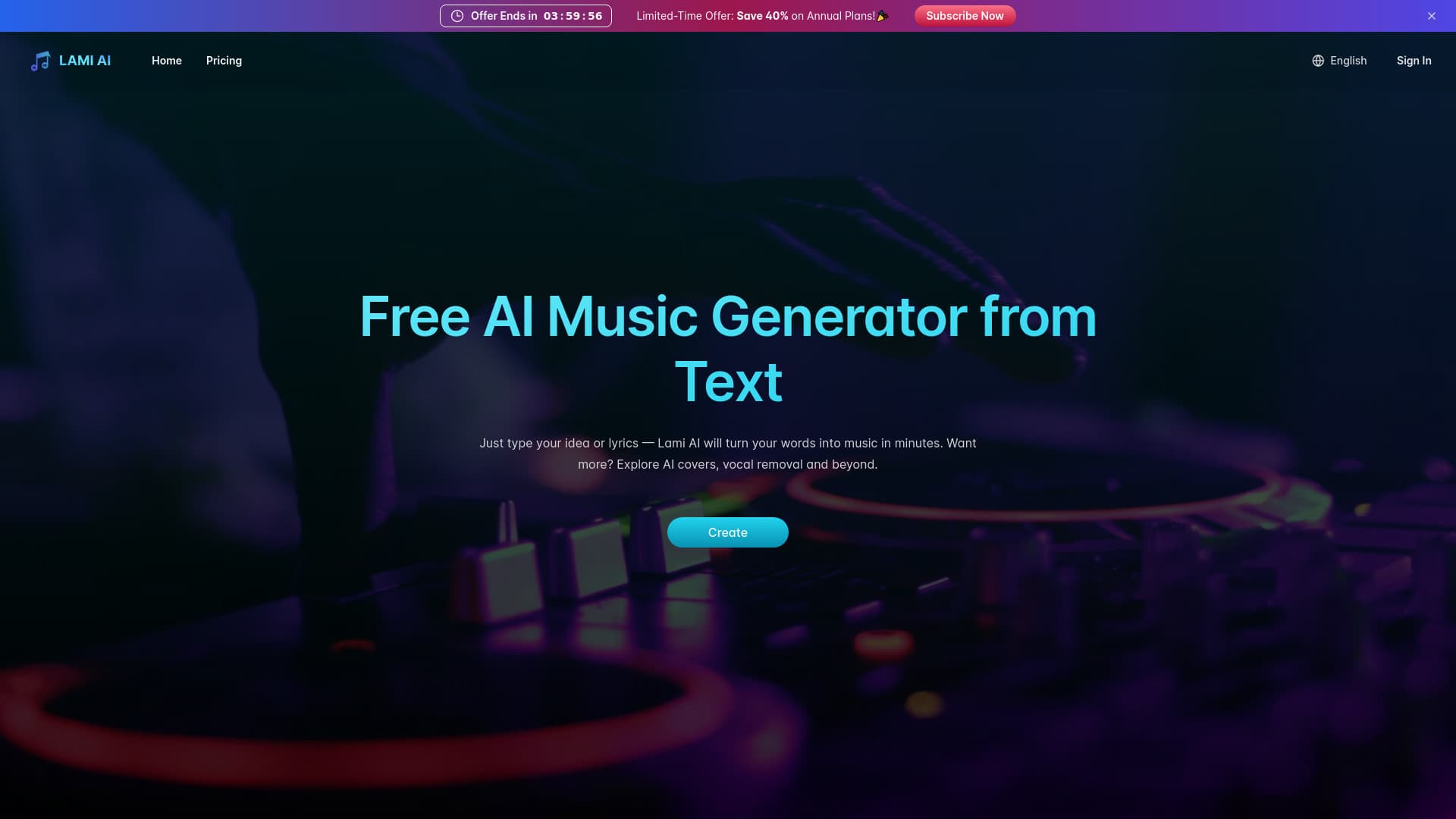 Lami.ai: Free AI Music Generator from Text thumbnail