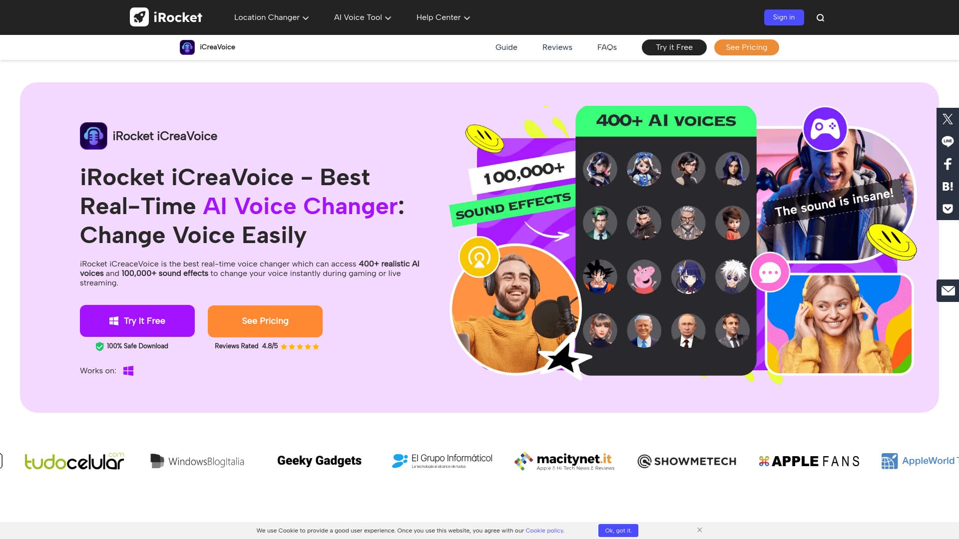 iRocket iCreaVoice thumbnail