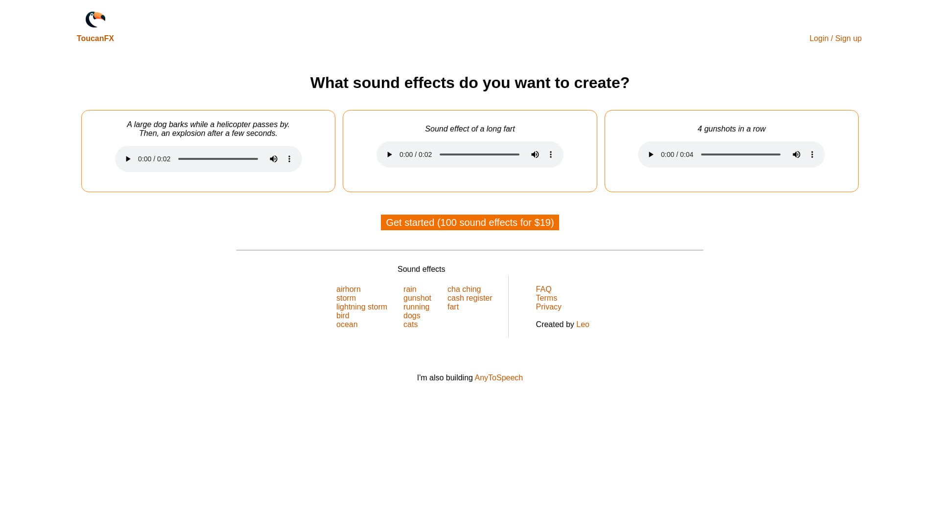 ToucanFX.com thumbnail