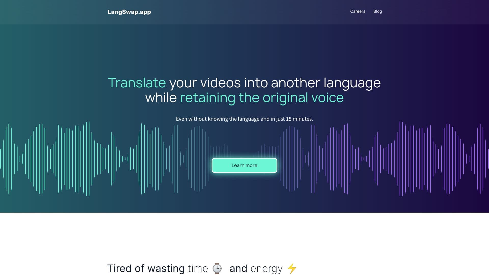 Langswap.app - a video translator tool thumbnail