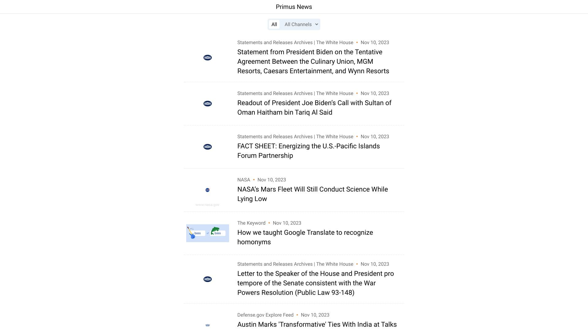 Primus News thumbnail