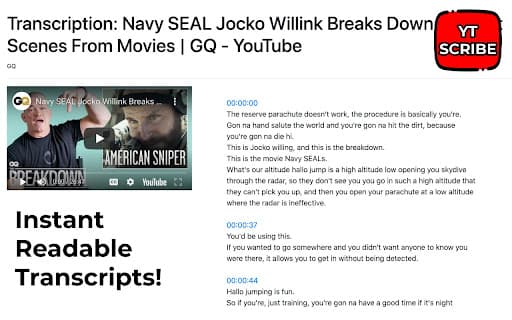 Transcribe YouTube Videos - YTScribe thumbnail