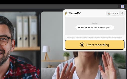 ListenUp! - Capture feedback, record meetings thumbnail