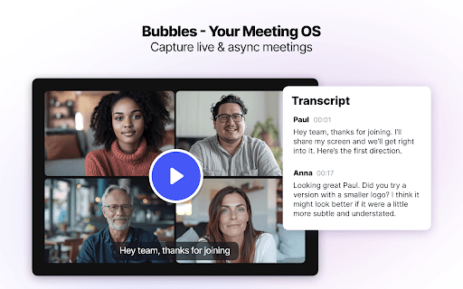 Bubbles - AI Meeting Notes & Screen Recorder thumbnail