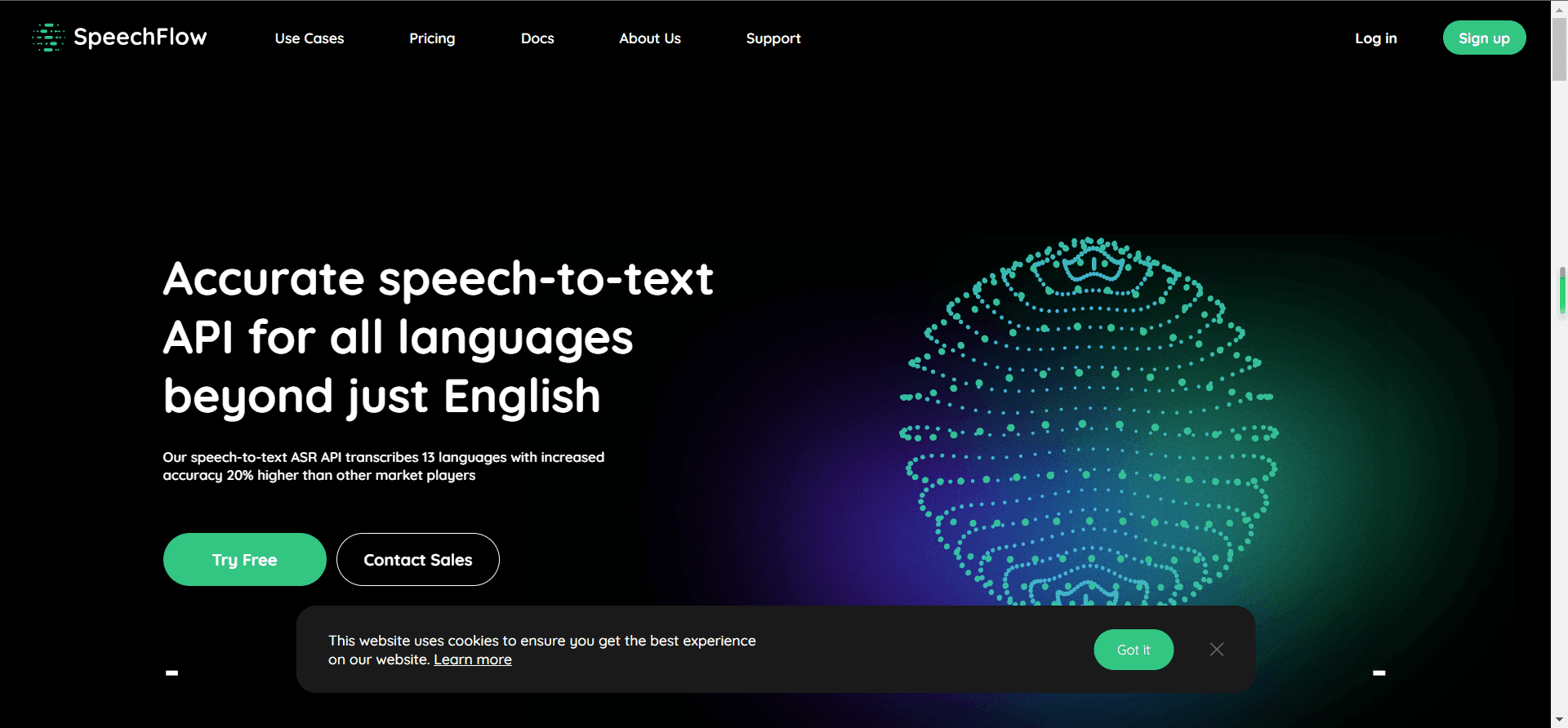 SpeechFlow - Advanced Speech-to-Text API thumbnail