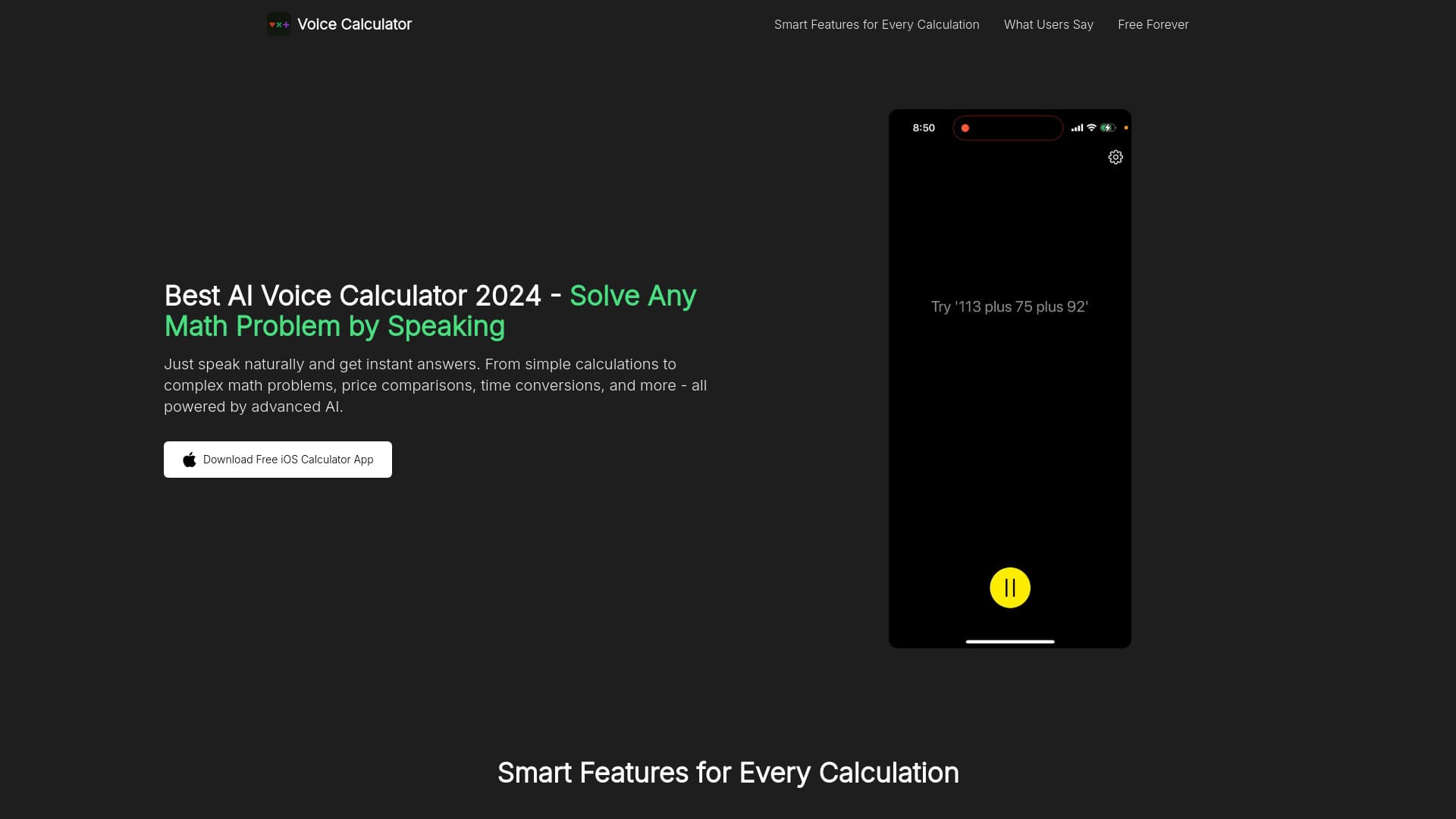 VoiceCalc - AI Math Calculator thumbnail
