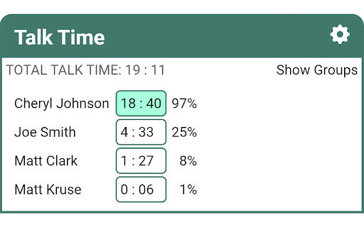 Talk Time for Google Meet thumbnail