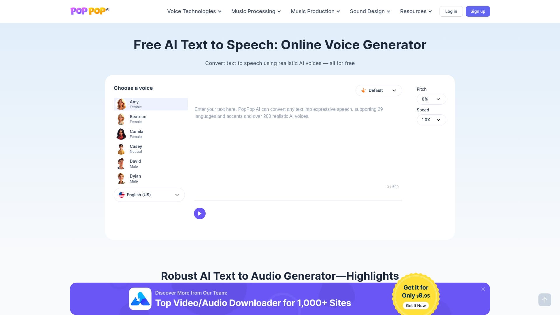 PopPop AI Text to Speech thumbnail