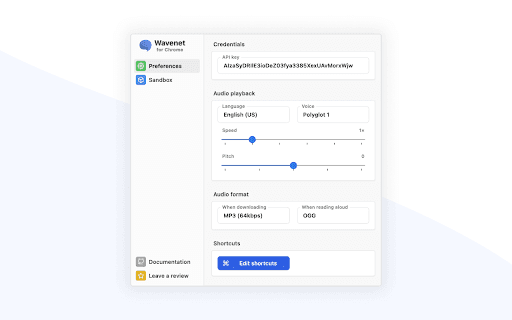 Wavenet for Chrome thumbnail