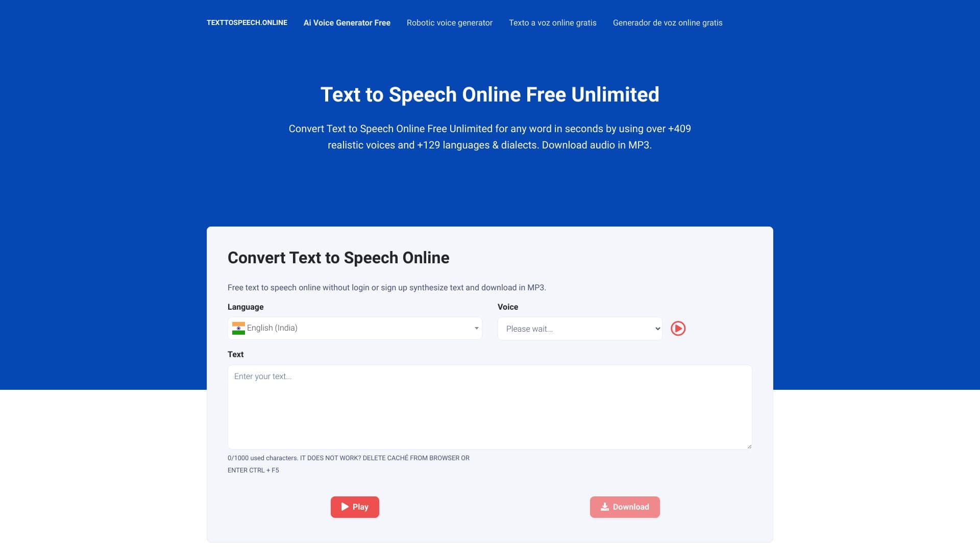 Text to Speech Online thumbnail
