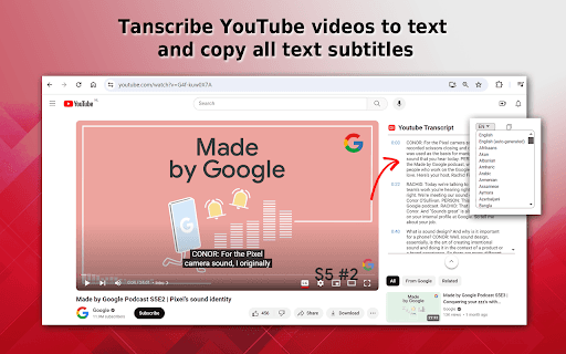 YouTube Transcription thumbnail