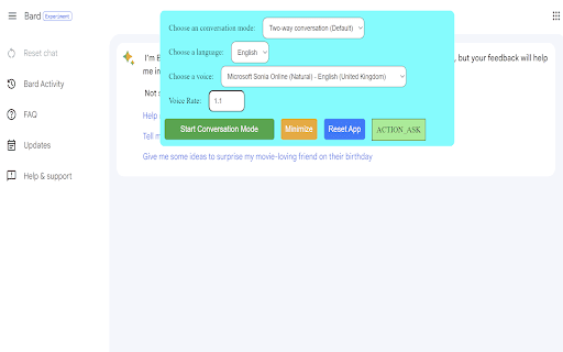 Two Way Voice for Bard ™ thumbnail