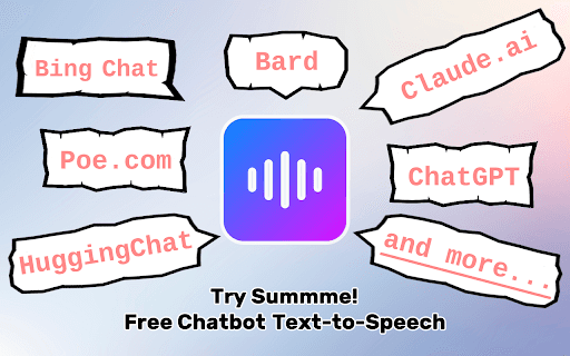 Summme - Text to Speech (TTS) for AI Chatbots thumbnail