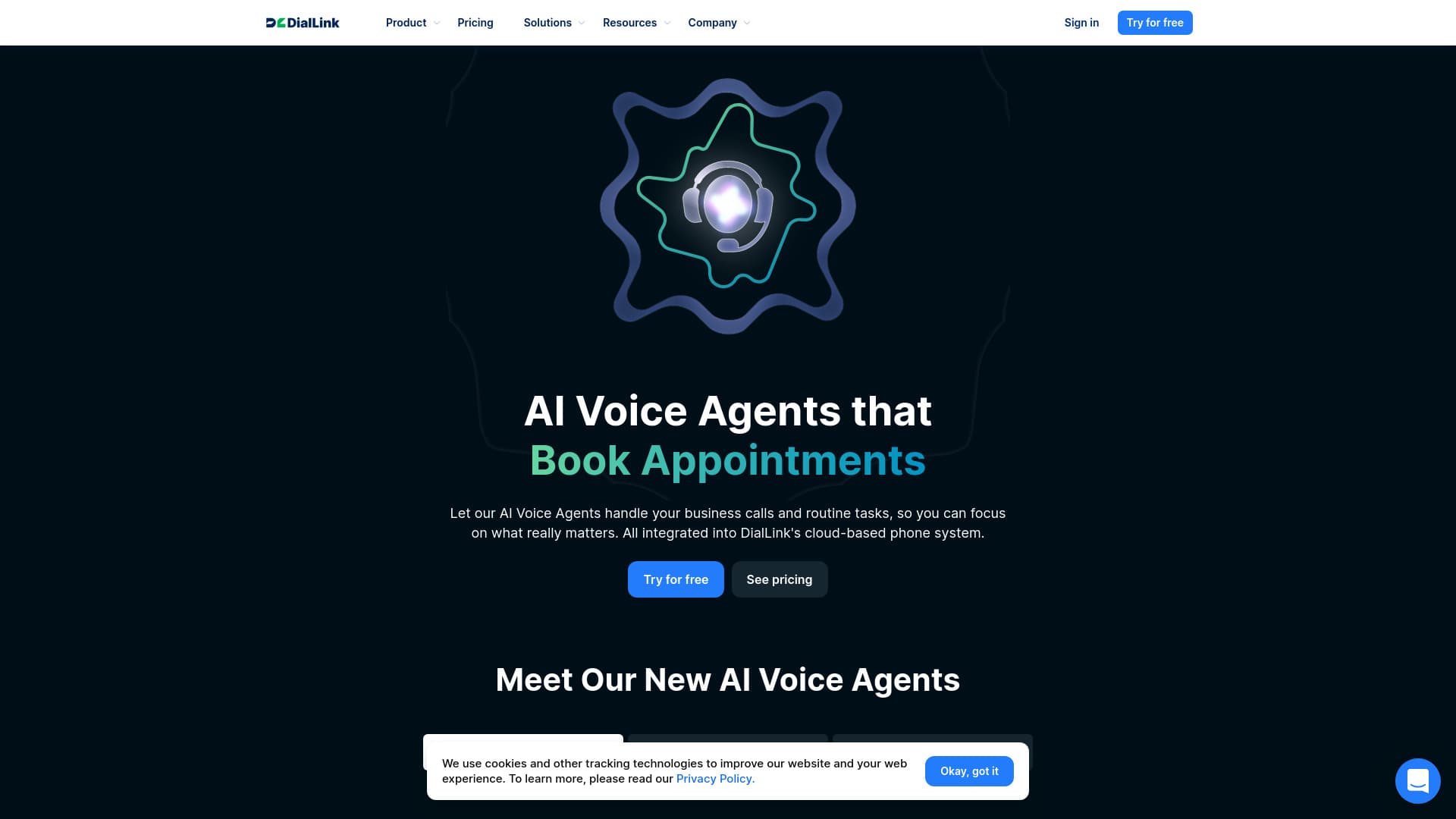 DialLink's AI Voice Agents thumbnail