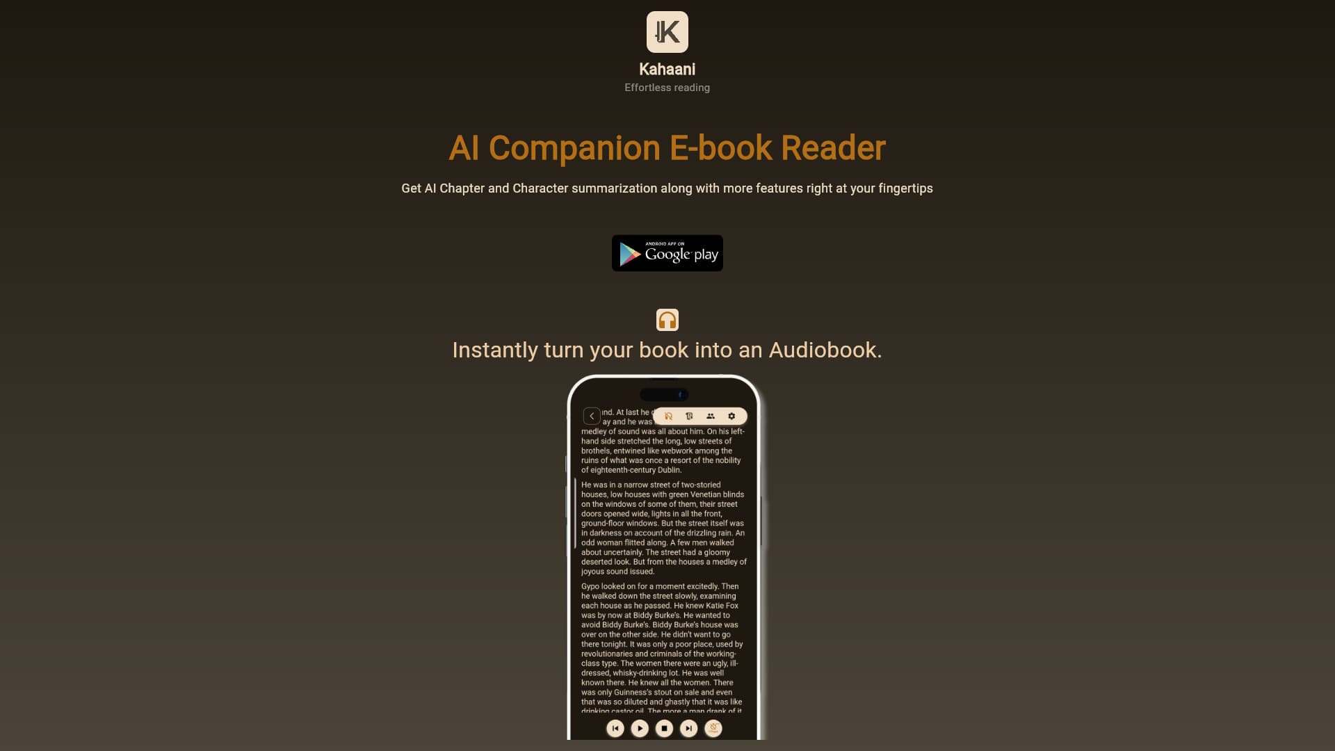 Kahaani - AI Powered Book reader thumbnail