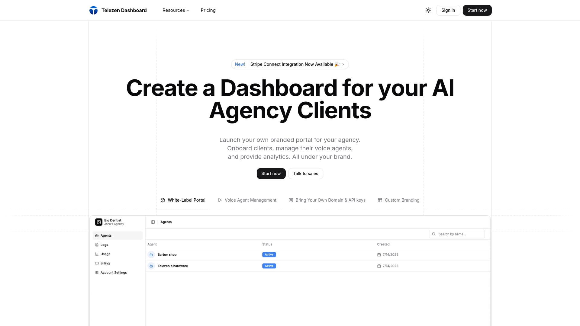 Telezen Dashboard thumbnail