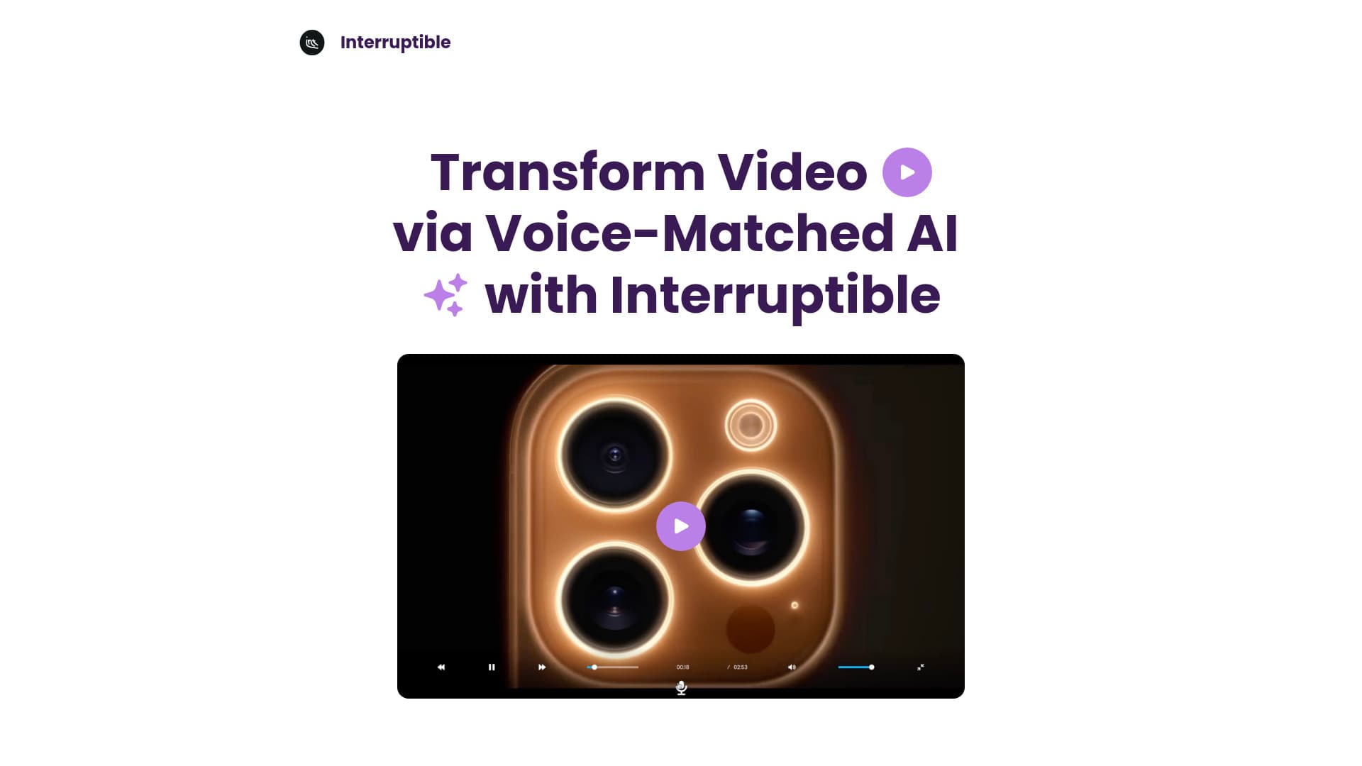 Interruptible thumbnail