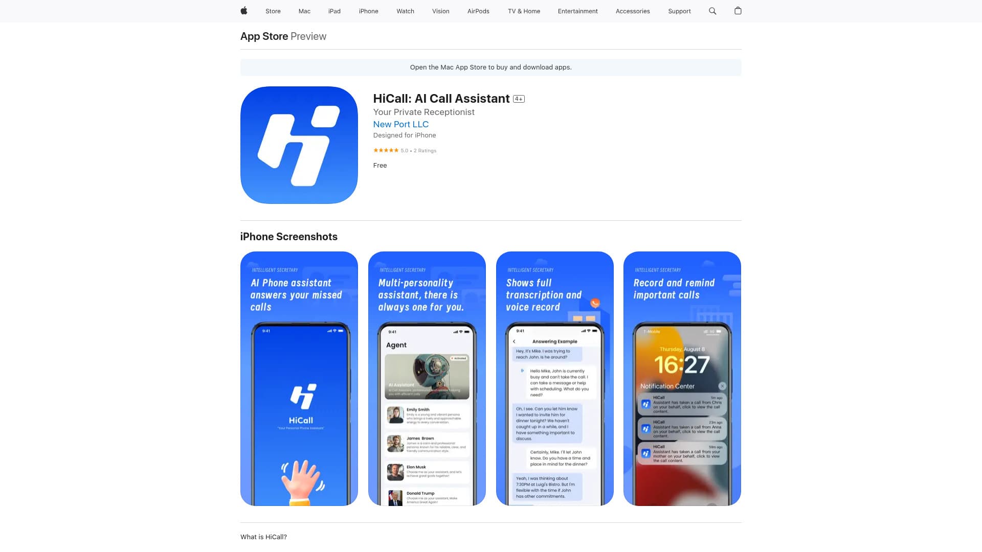 HiCall: AI Call Assistant thumbnail