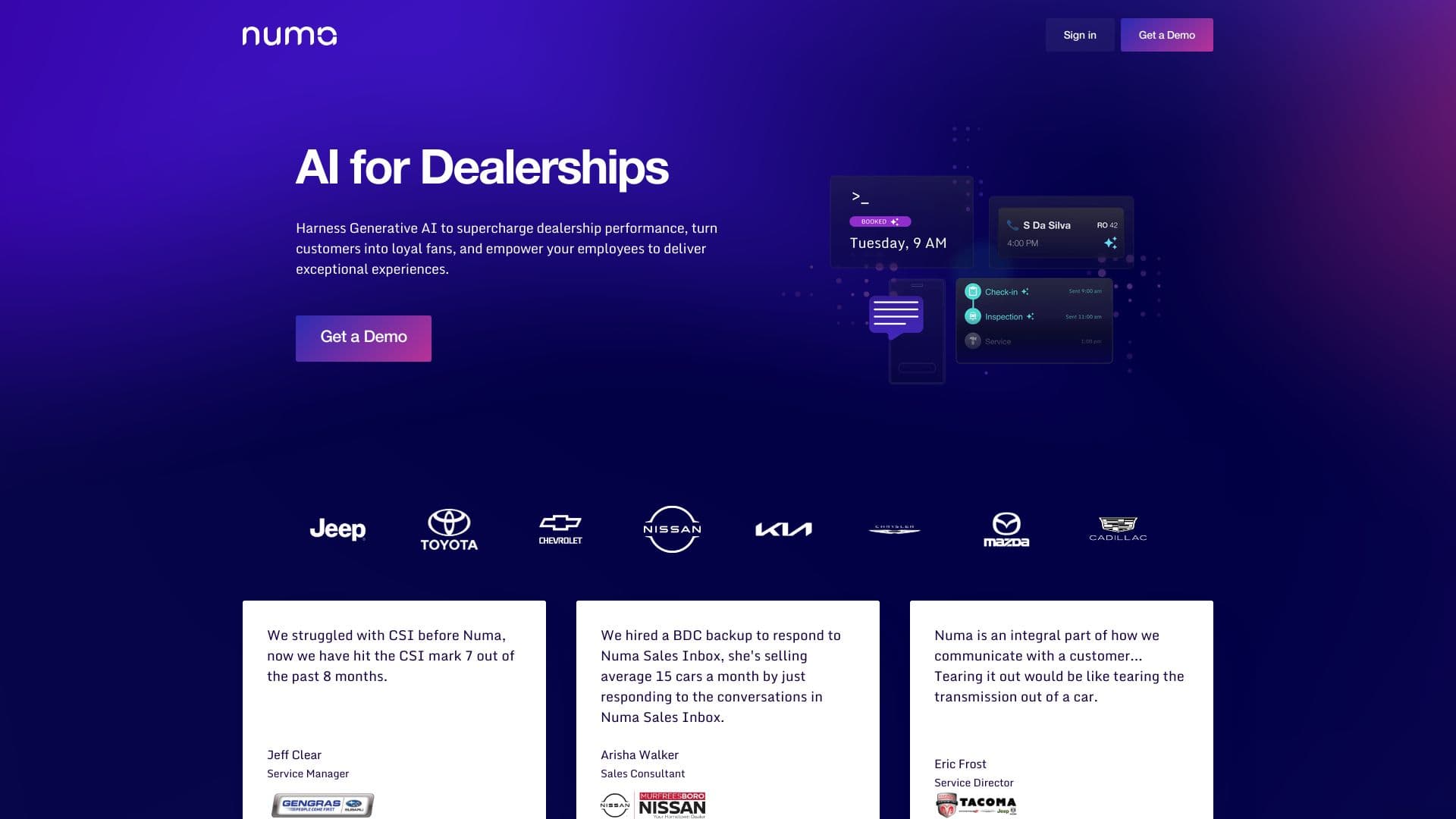 Numa | AI for Dealerships thumbnail