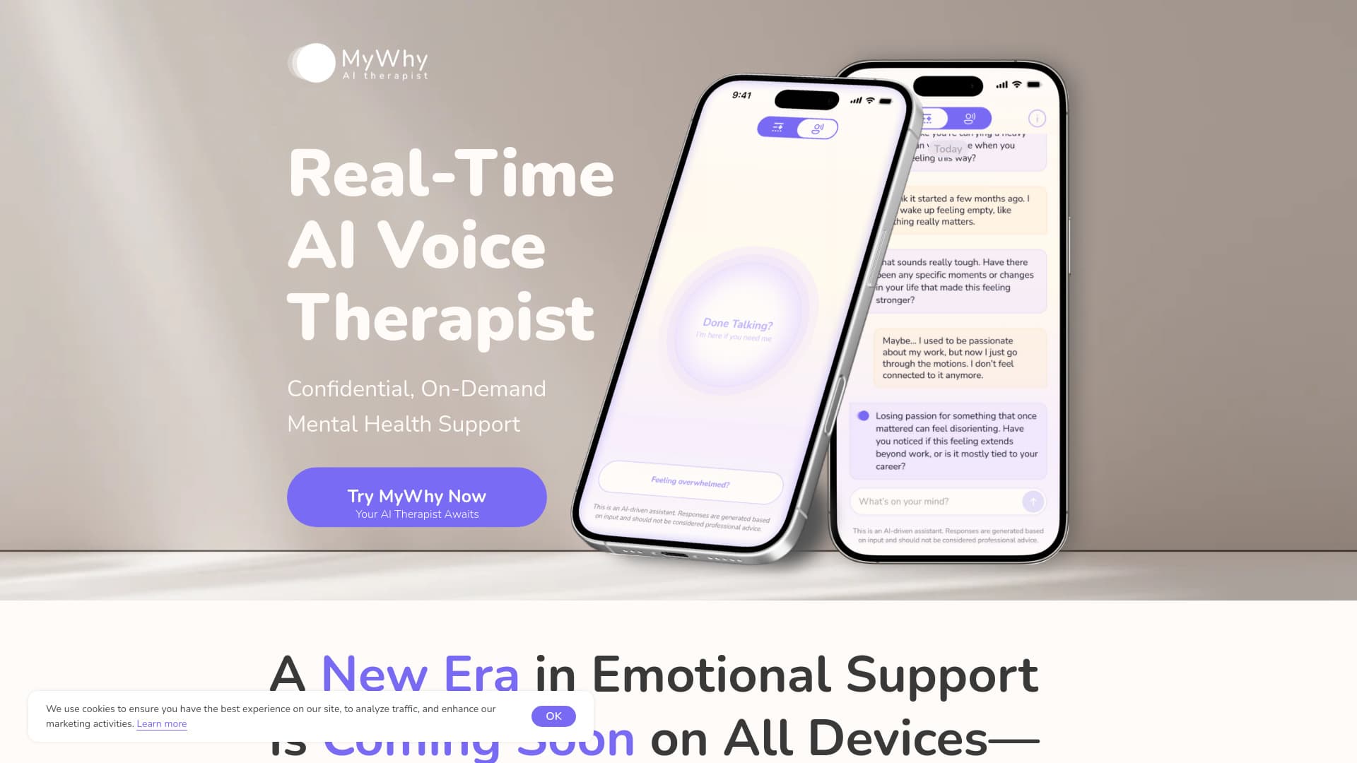 MyWhy - Real-Time AI Voice Therapist thumbnail
