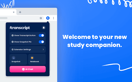 Transcript - AI Study Companion thumbnail
