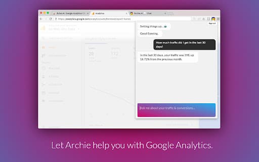 Archie.AI: Google Analytics Chatbot thumbnail
