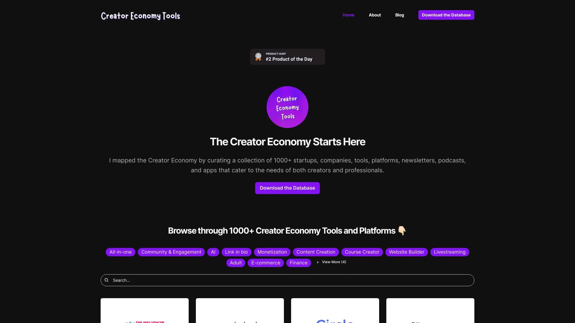 Creator Economy Tools thumbnail
