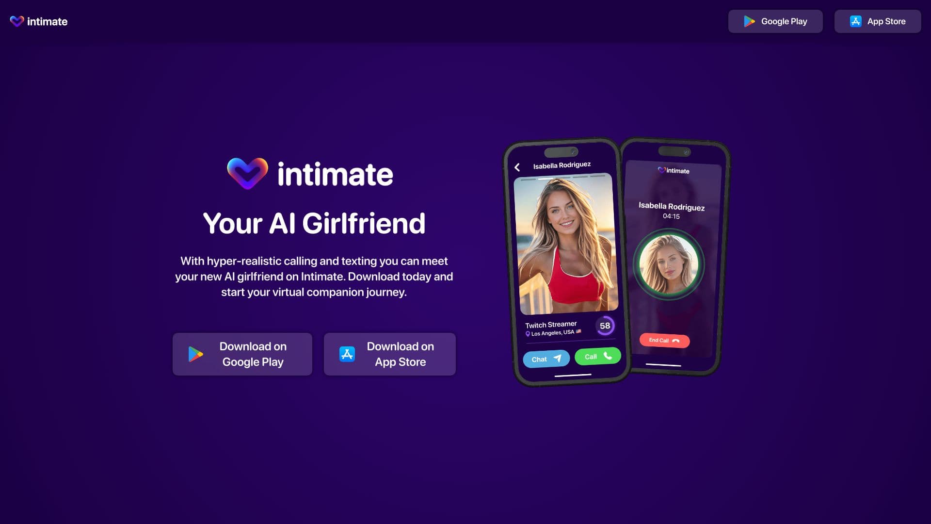Intimate - AI Girlfriend thumbnail