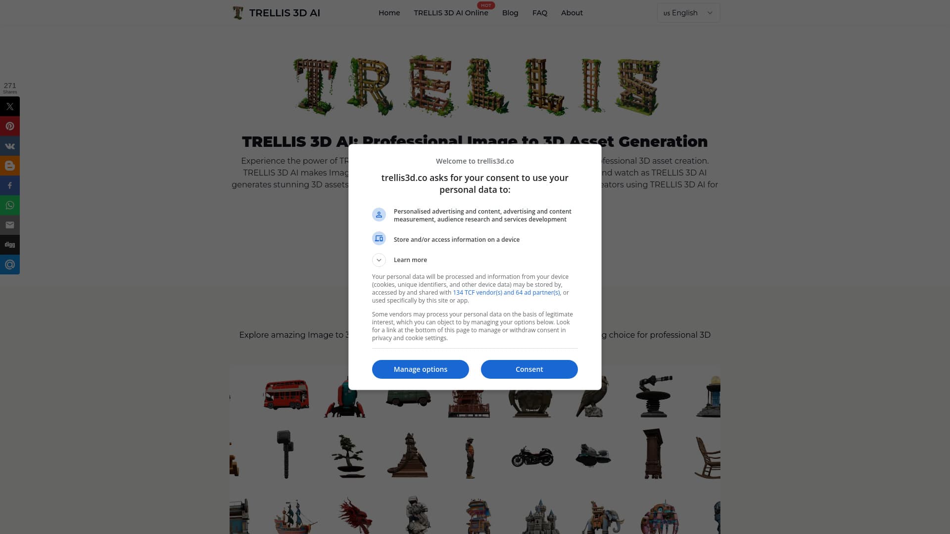 TRELLIS 3D AI thumbnail
