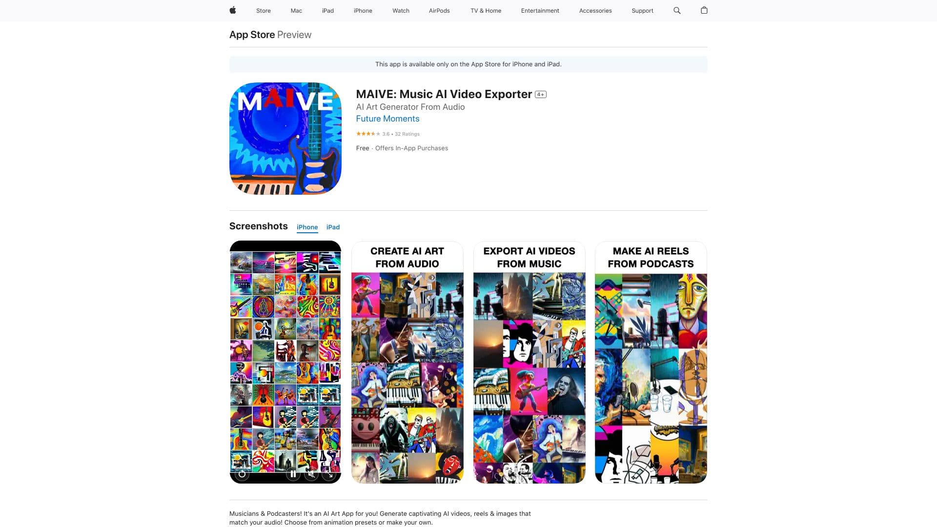 MAIVE: Music AI Video Exporter thumbnail