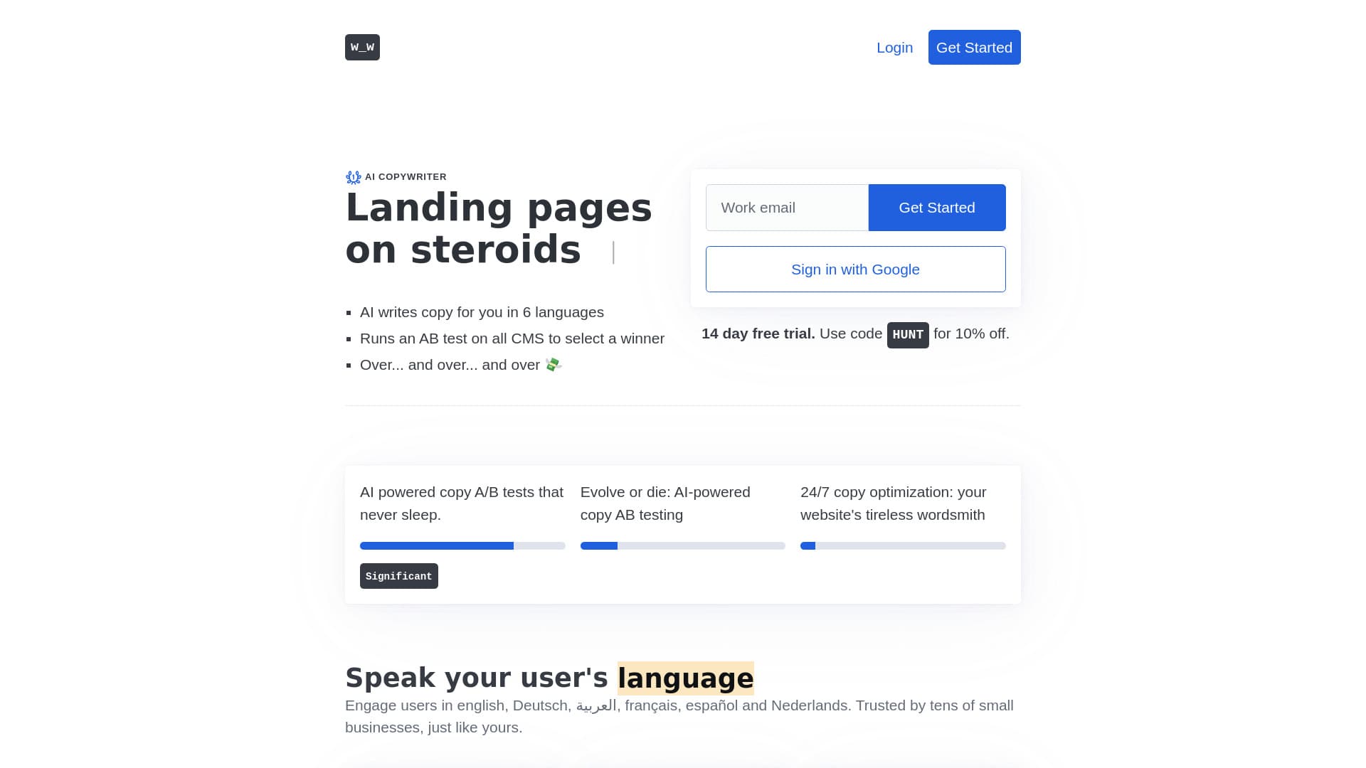 Wafrow. Landing pages on steroids thumbnail