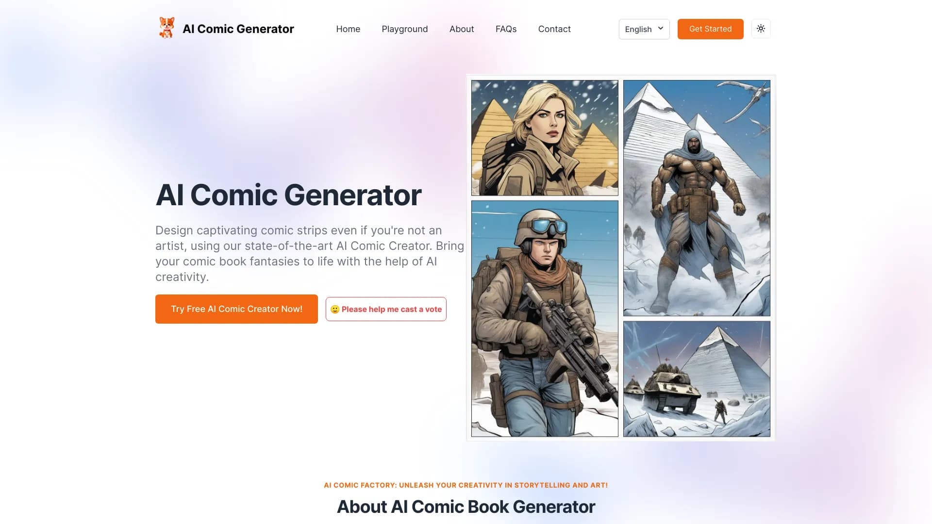 AI Comic Generator thumbnail